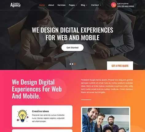 Smashing WordPress Theme with Bold Design and Modern Elements