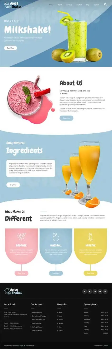 Smoothie WordPress Theme
