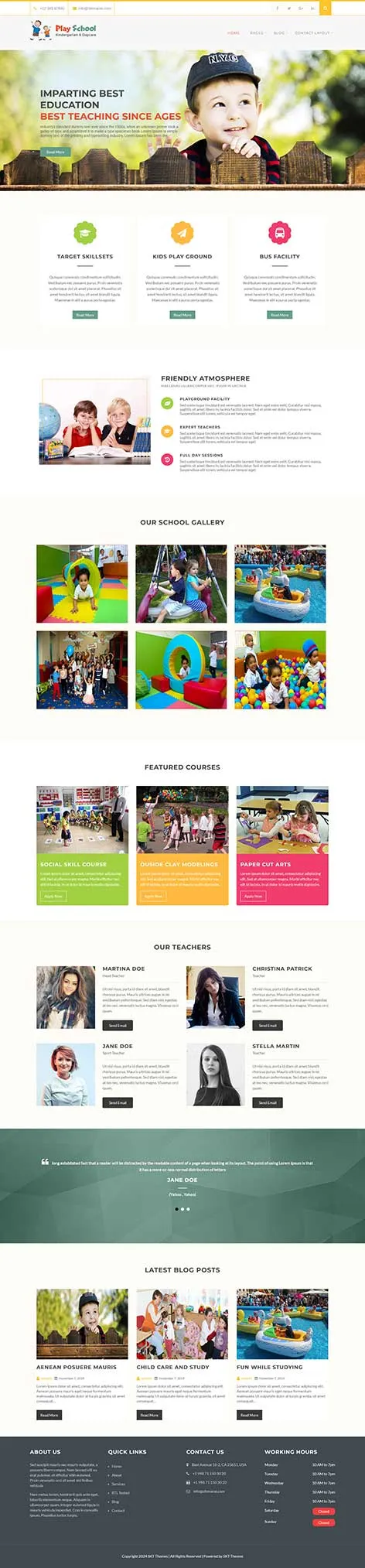 Special Education WordPress Theme for Inclusive Schools and Learning Support