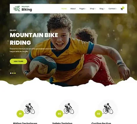 Sports Club WordPress Theme by SKT Themes