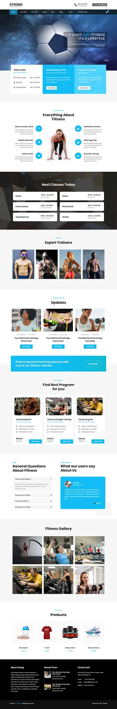 Sports Magazine WordPress Theme by SKT Themes