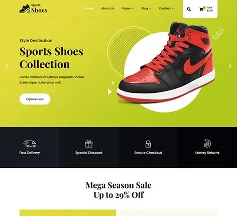 Sports Store WordPress Theme for Athletic Gear and Equipment Shops