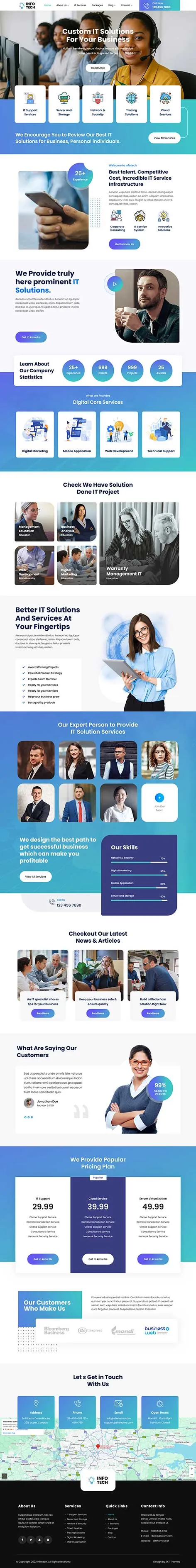 Standard WordPress Theme for General Business and Blog Use