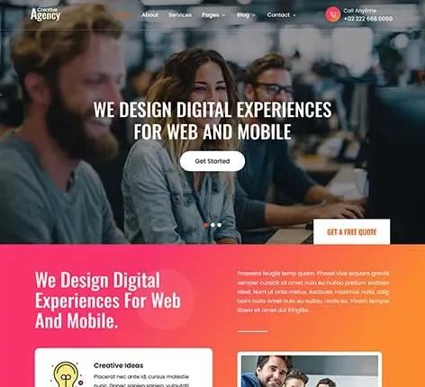 Startup Website Template by SKT Themes