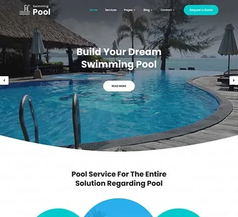 Swimming Academy WordPress Theme for Swim Schools