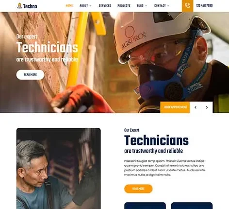 Tech Company WordPress Theme for Startups and IT Firms