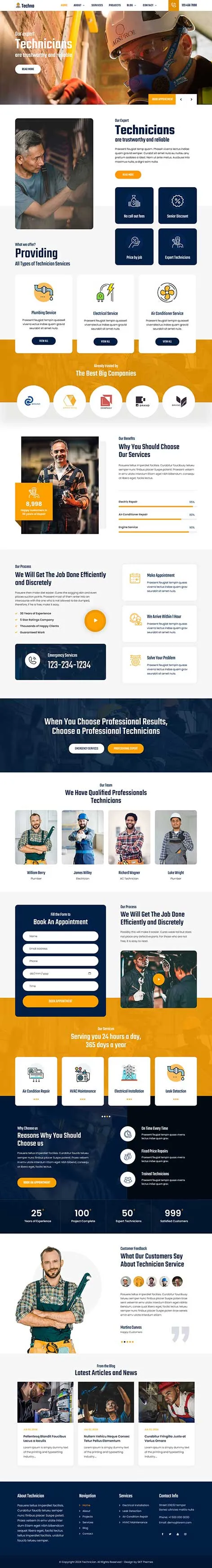 Tech Company WordPress Theme for Startups and IT Firms
