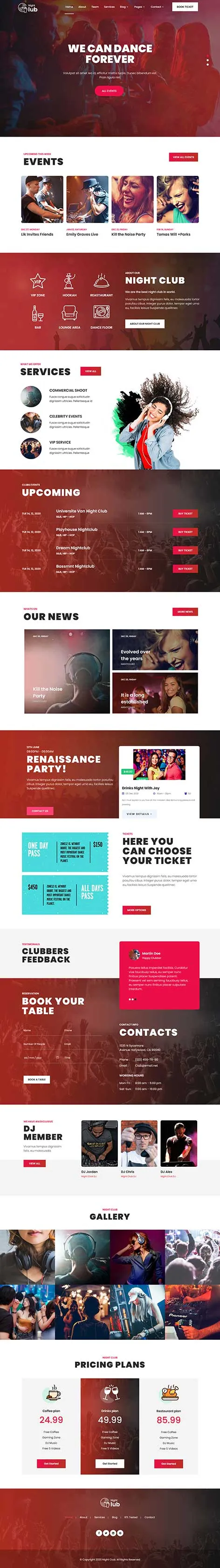 Ticket Sales WordPress Theme for Events and Concert Booking