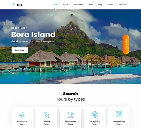 Tourism WordPress Theme for Travel Agencies and Guides