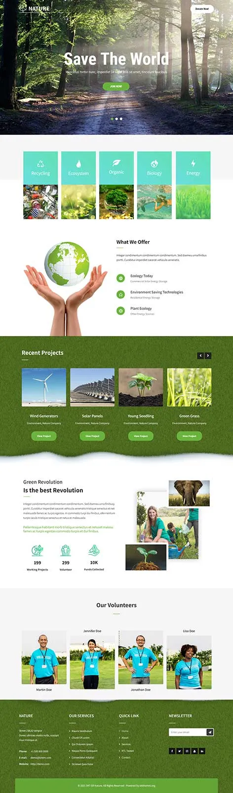 Tree Service WordPress Theme for Arborists and Landscaping Businesses