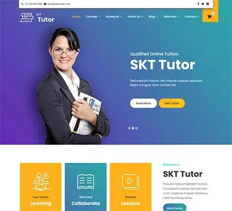 Tutor LMS Theme for WordPress