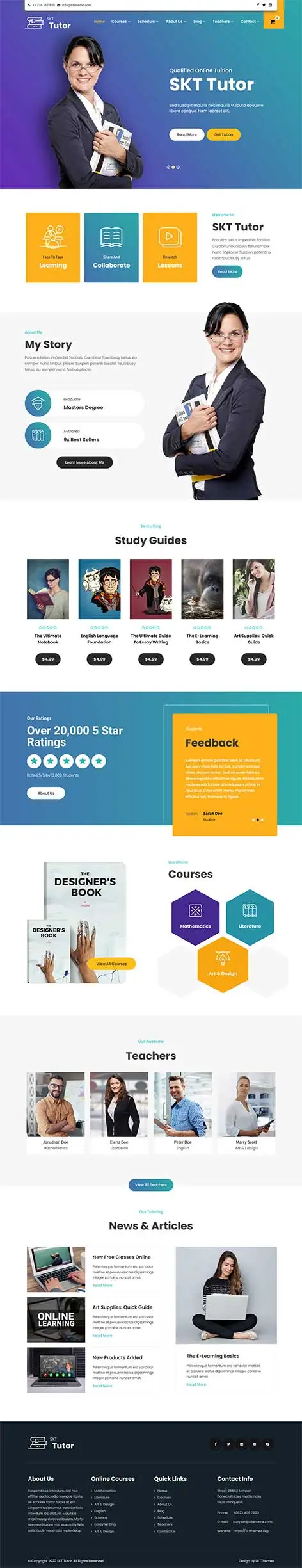 Tutor LMS Theme for WordPress