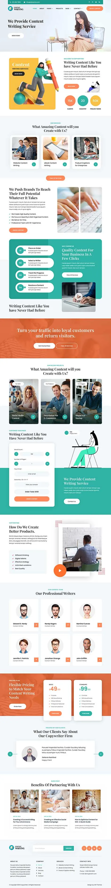 Typography WordPress Theme for Writers and Minimal Blogs