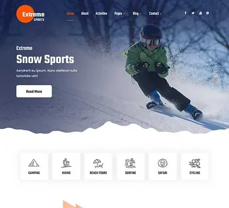 Unique WordPress Theme with Creative Layout and Versatile Features