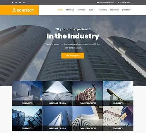 Upholstery WordPress Theme for Furniture Services and Interior Repair