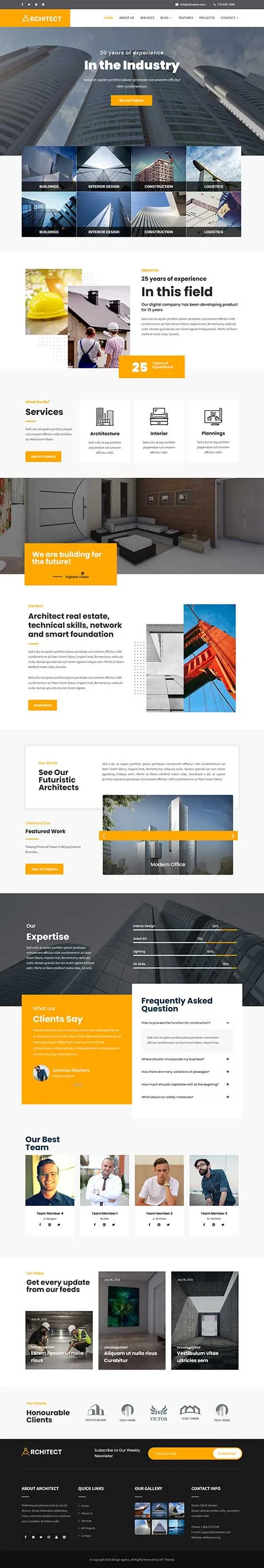 Upholstery WordPress Theme for Furniture Services and Interior Repair
