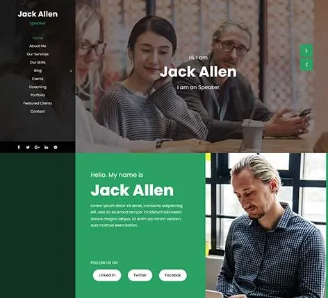Vertical Menu WordPress Theme for Navigation-Focused Layouts