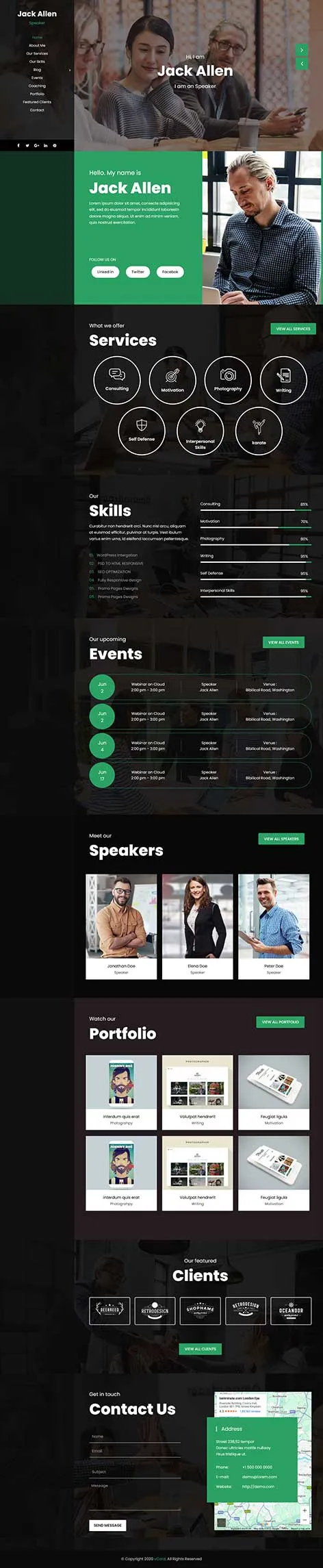 Vertical Menu WordPress Theme for Navigation-Focused Layouts
