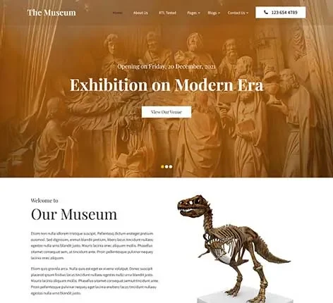 Vintage WordPress Theme with Retro Design for Creative Websites