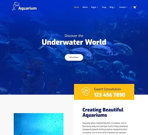 Water Production WordPress Theme for Bottling Plants and Water Purification