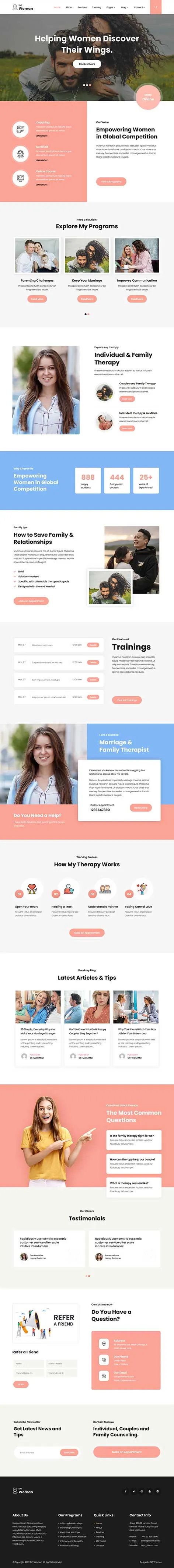 Women WordPress Theme for Female Entrepreneurs and Coaches