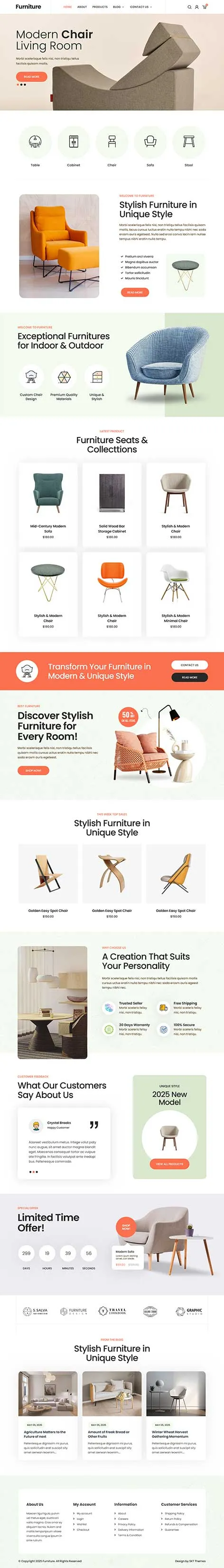 Woodworking WordPress Theme for Carpenters and Handcrafted Businesses