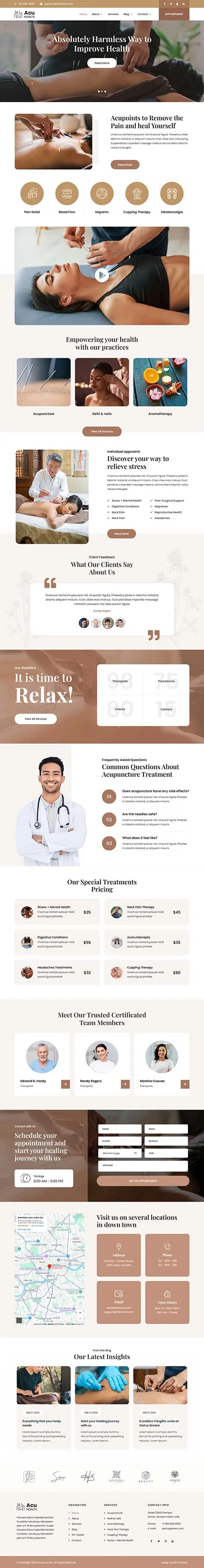 WordPress Theme Featuring Secondary Navigation and Multi-Menu Layout