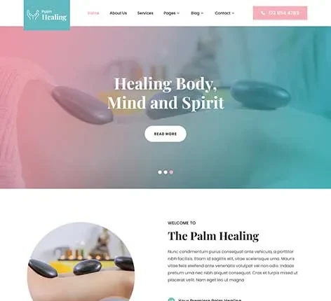Beauty Wellness WordPress Theme for Salons and Spa Services