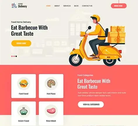 Food Delivery WordPress Theme