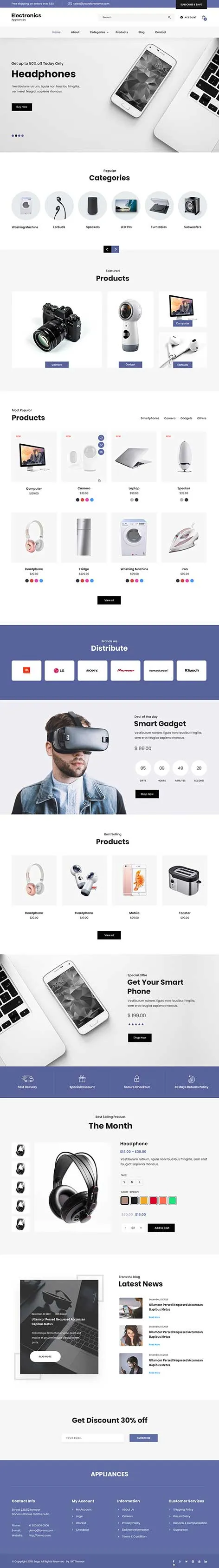 Affiliate Marketing WordPress Theme by SKT Themes â€“ Launch product reviews and referral blogs