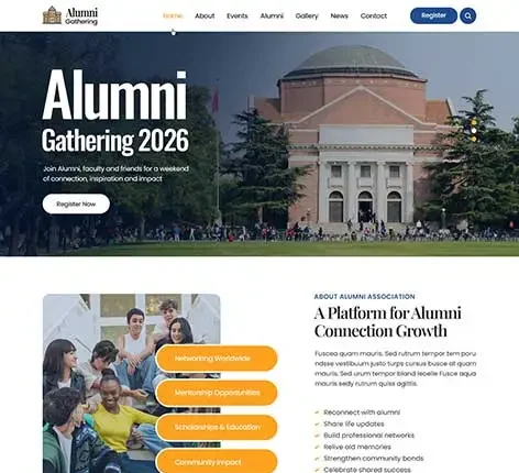 SKT AlumniHub | Alumni WordPress Theme