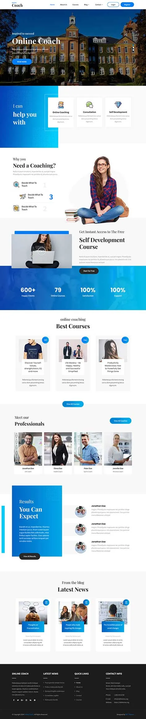 Alumni WordPress Theme by SKT Themes