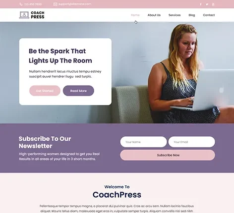 Author Website Template by SKT Themes