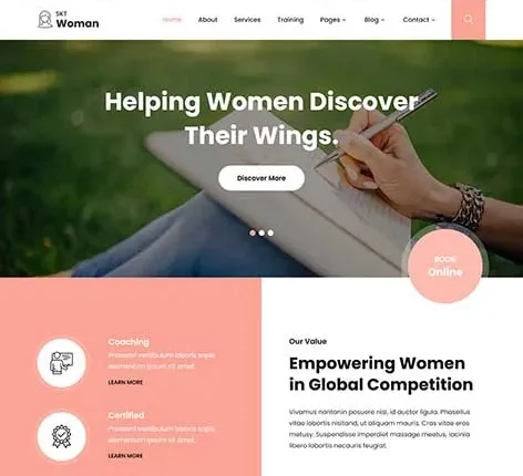 Book Writers WordPress Theme by SKT Themes – Promote author profiles and self-published books