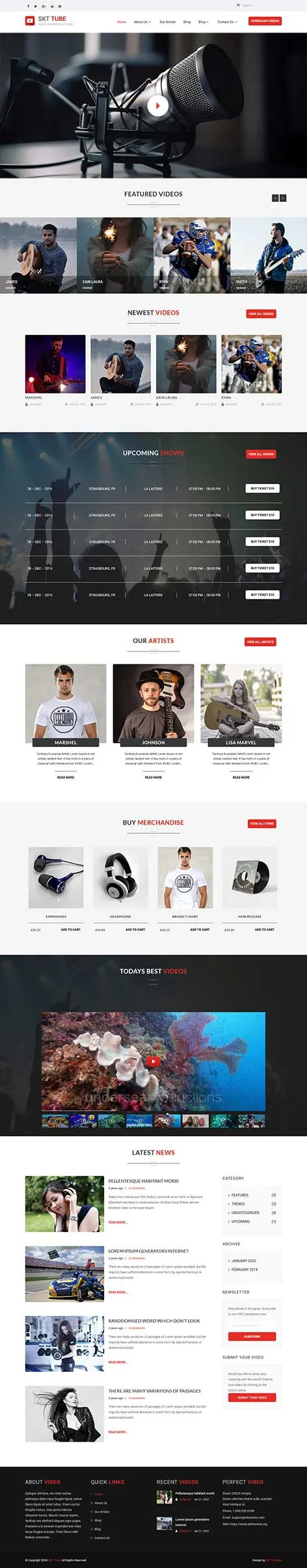 Broadcast WordPress Theme by SKT Themes
