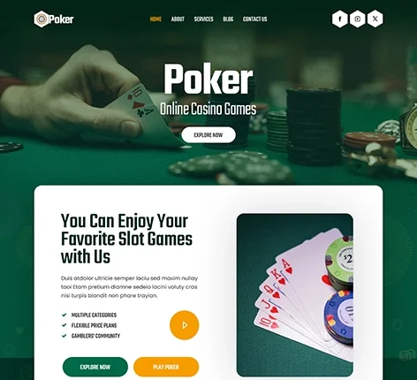 Casino WordPress Theme