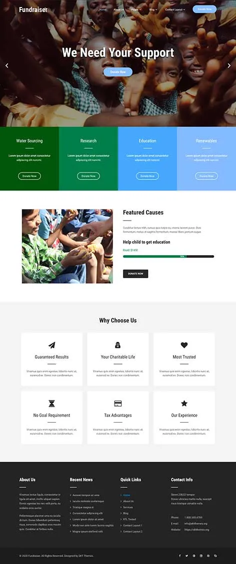 Free Custom WordPress Theme for Unique Websites