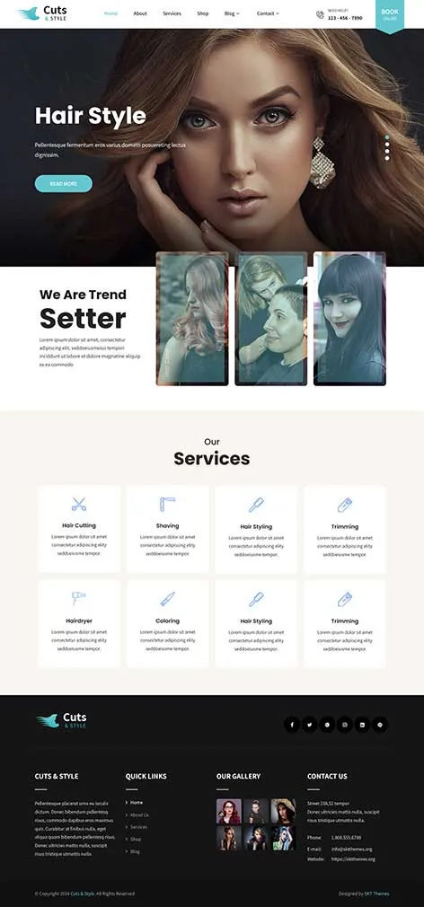 Free Fashion Stylist WordPress Theme for Designers & Bloggers