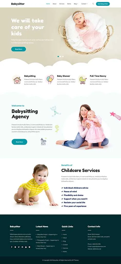 Free Preschool WordPress Theme â€“ Playful & Responsive Design