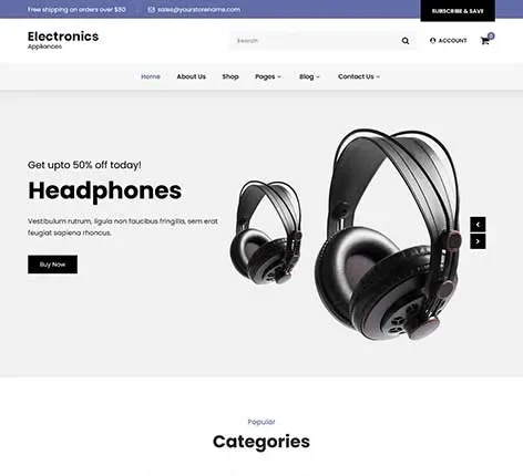 Home Automation WordPress Theme for smart device and IoT service websites