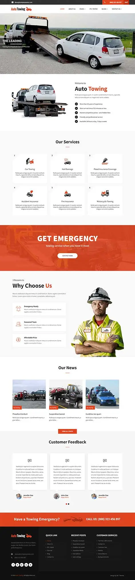 Medium Sized Businesses WordPress Theme for Growing Companies