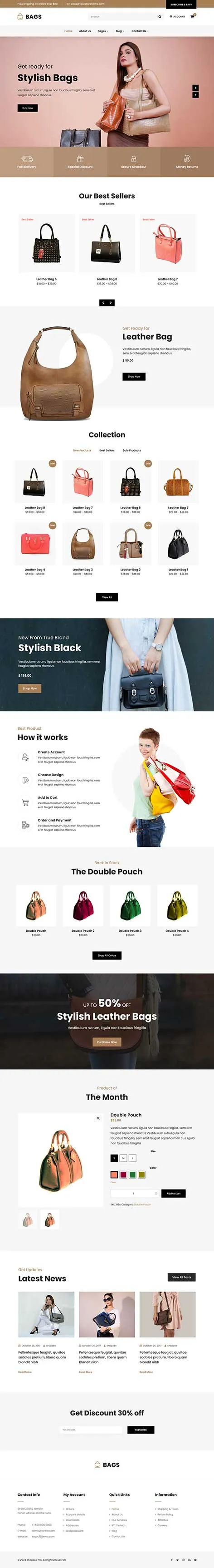 Online Marketplace WordPress Theme by SKT Themes helps sellers build multi-vendor stores with ease.