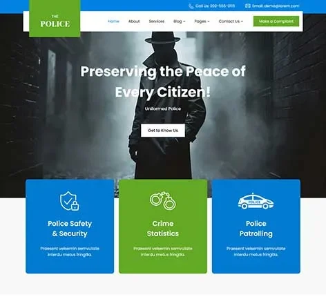 Private Investigator WordPress Theme with case study and contact form