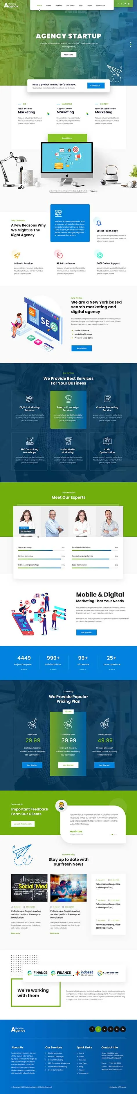 Sales Page WordPress Theme by SKT Themes