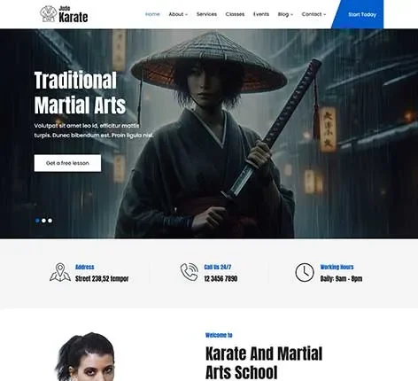 Samurai WordPress Theme by SKT Themes