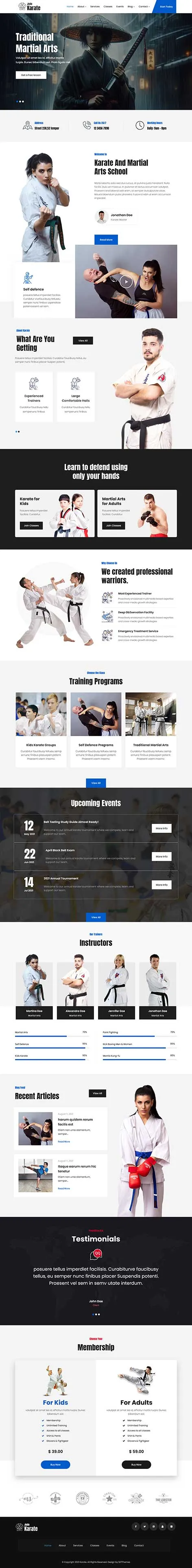 Samurai WordPress Theme by SKT Themes