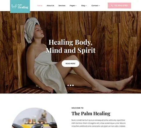 Sauna WordPress Theme by SKT Themes