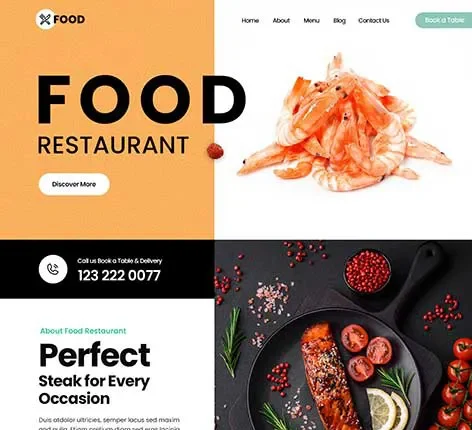 Seafood WordPress Theme by SKT Themes