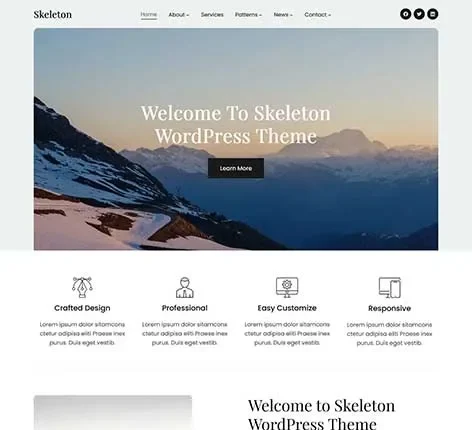 Simple Website Theme by SKT Themes