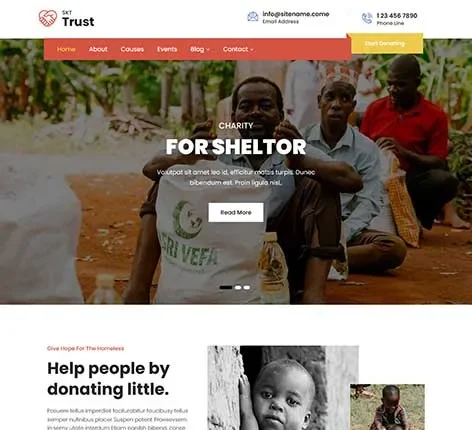 Social Impact WordPress Theme by SKT Themes